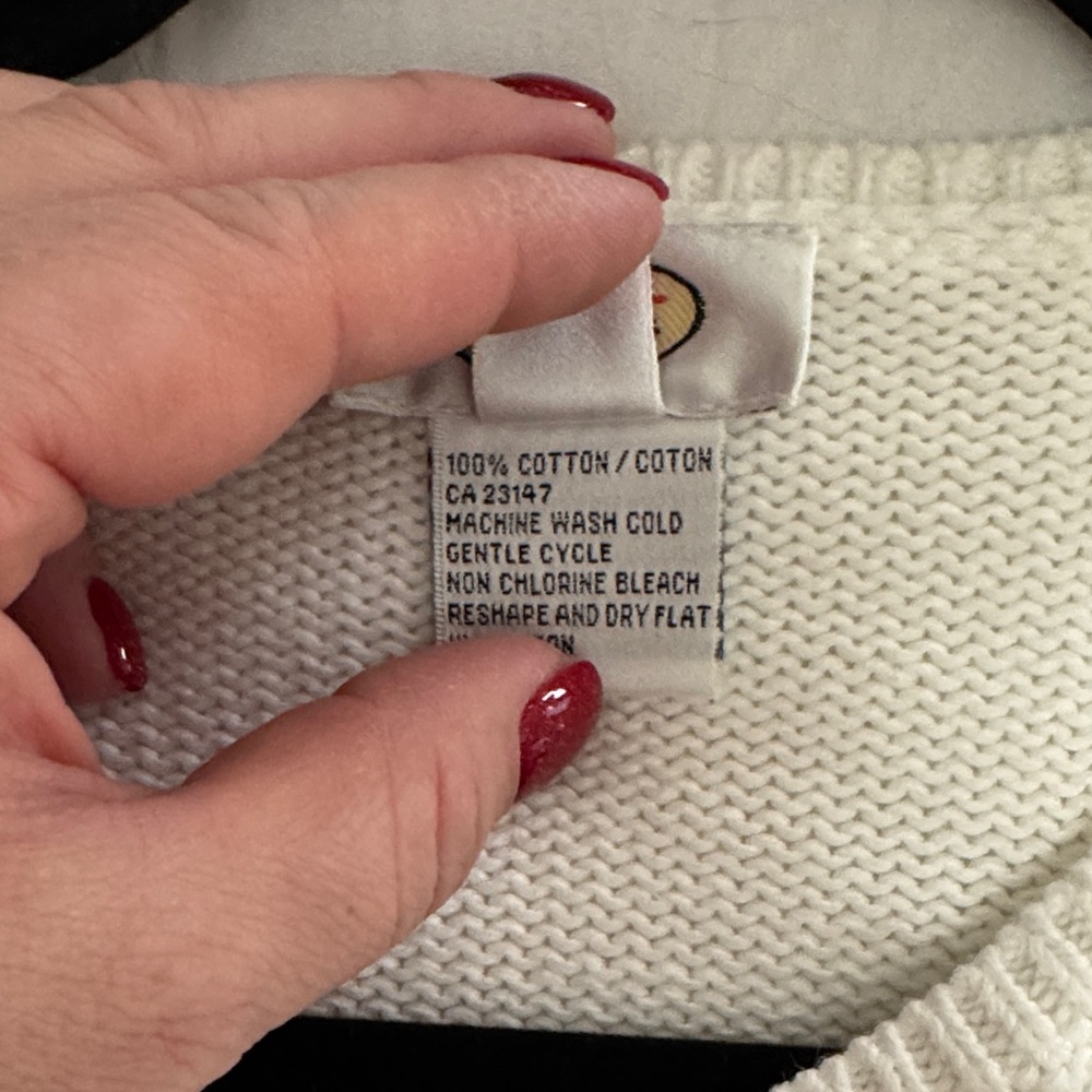 Talbots Ivory Button-Up Cardigan - Picture 4 of 4